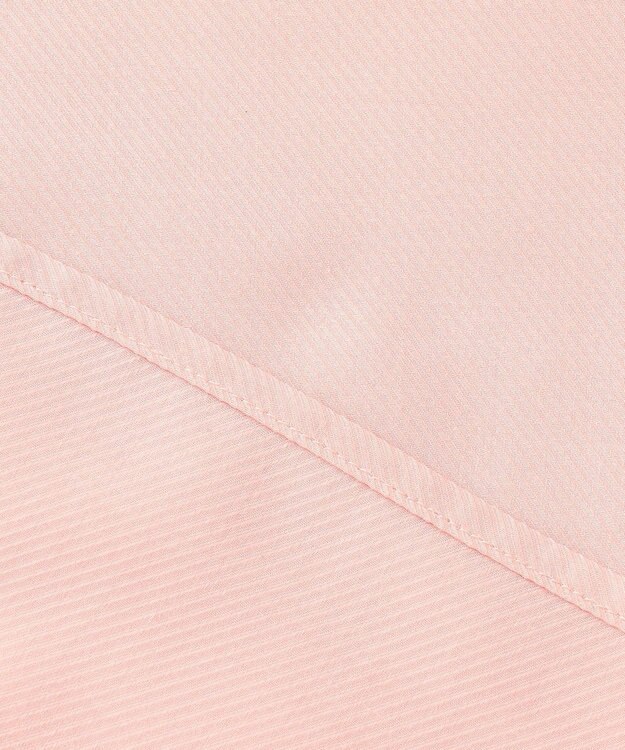 組曲 L 【洗える・イージーケア】シアーカルゼ ボウタイ ブラウス ピンク系