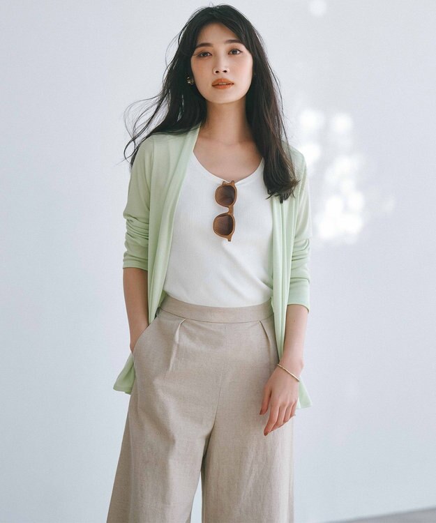 23区 【CLASSY.6月号掲載】太フレームサングラス ベージュ系1