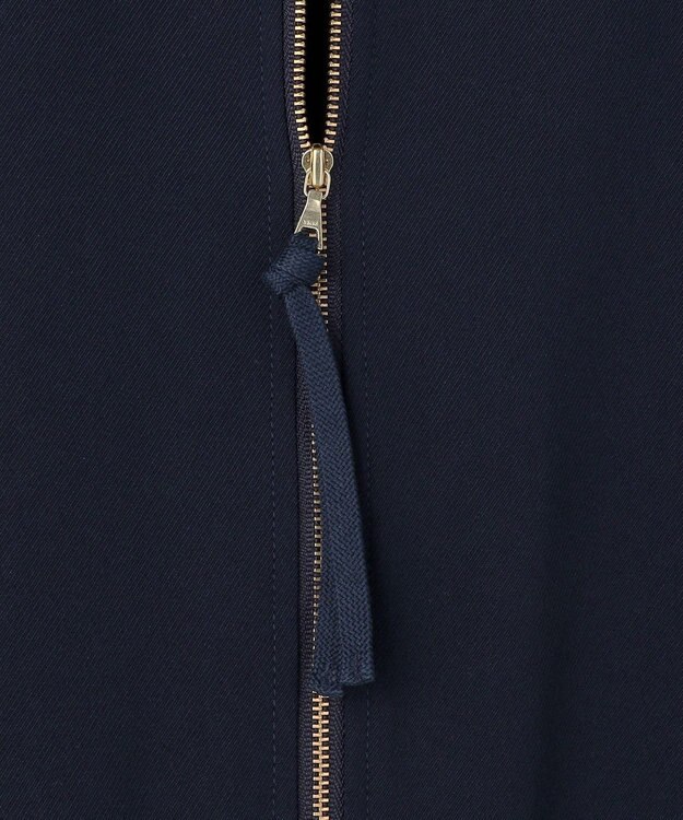 J.PRESS YORK STREET 【WOMEN】ジャージーライクツイル ドルマンブルゾン ネイビー系