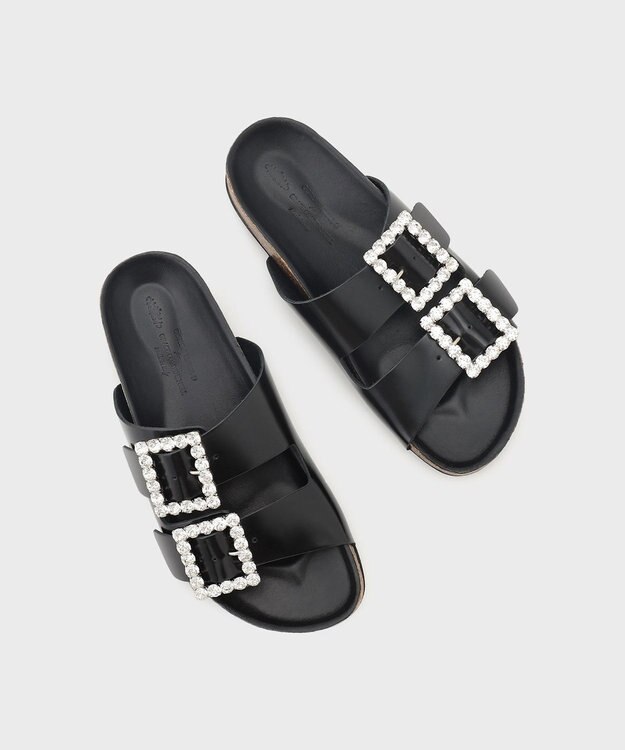 GRACE CONTINENTAL CORSO ROMA スワロサンダル ブラック