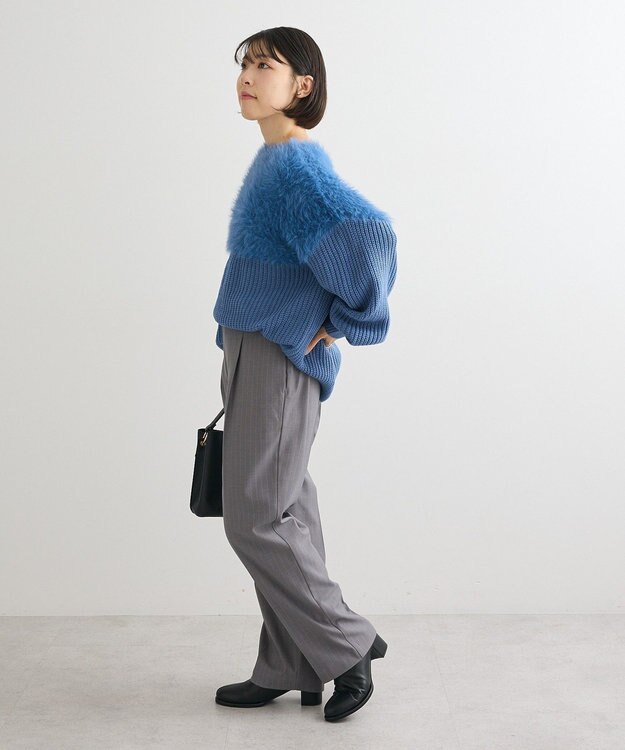 Green Parks ・Ｐｅｔｉｔ　Ｆｌｅｕｒ　シャギーキリカエニット Blue