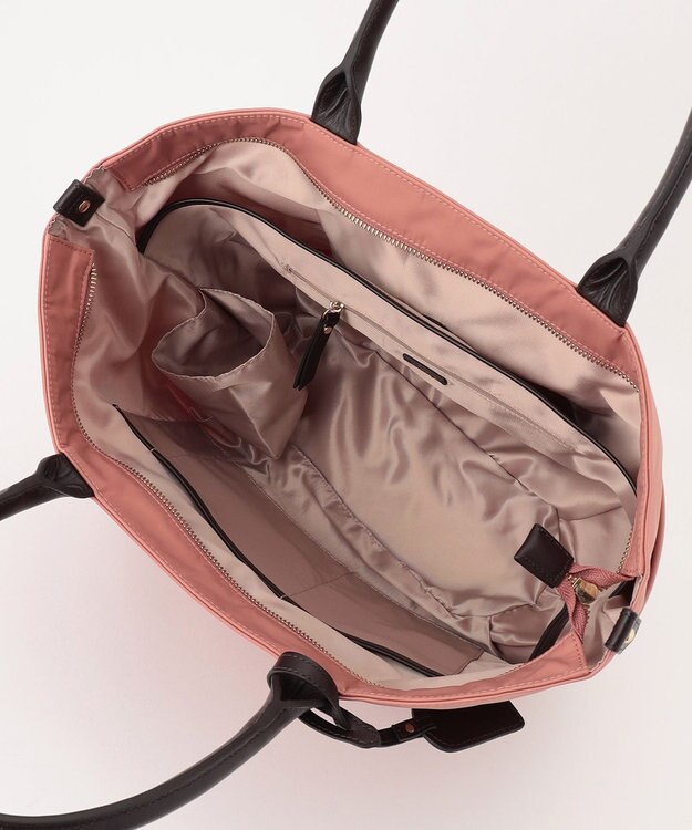 J.PRESS LADIES 【WEB限定カラーあり・A4サイズ収納可】 ナイロン トート バッグ ピンク系