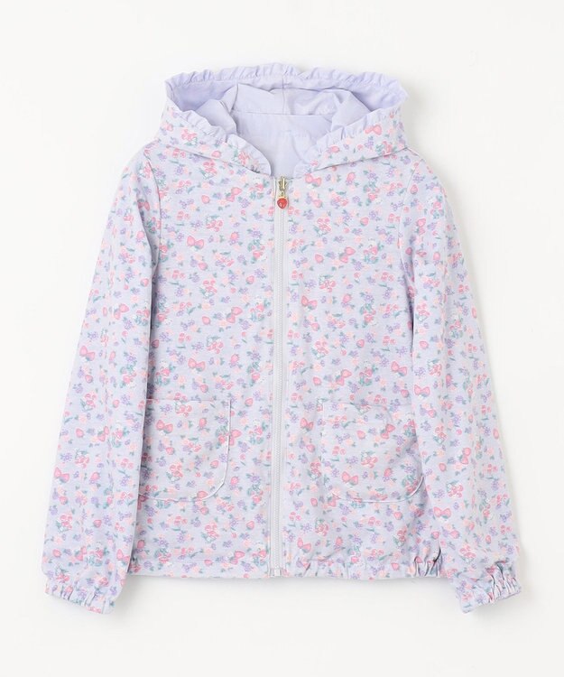 ANY KIDS 【チェリーベリーシリーズ】シャカシャカ リバーシ ブルゾン サックスブルー