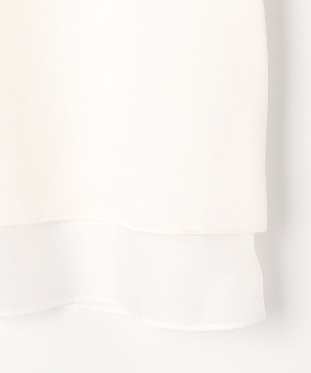 J.PRESS LADIES L ハンマーサテン カットソー ホワイト系