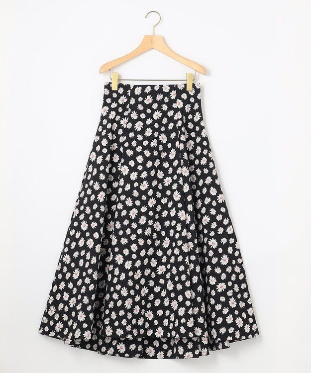 組曲 L 【組曲×setsuko sagittaire】ストレッチプリントスカート ブラック系6