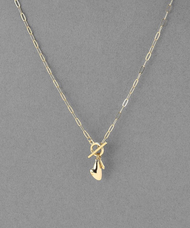 Phoebe ハートプレートチョーカーネックレス　ゴールド/40cm ゴールド