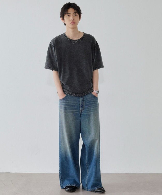 WEGO コットンクルーネックT（SS）　 ブラックその他