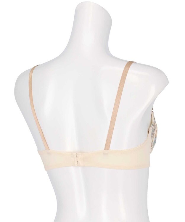 une nana cool ボタニカル柄のレースが華やか　Botanic Garden　3/4カップブラ ライトベージュ