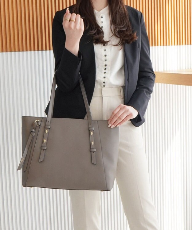 ACE BAGS & LUGGAGE Jewelna Rose オリンズ トートバッグ A4サイズ 13.3インチPC収納 本革 11924 ジュエルナローズ ショルダーバッグ 2way グレージュ