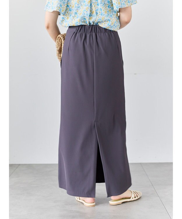 Te chichi フロントZIPトリコットタイトスカート チャコールグレー