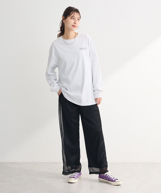 Green Parks ・ＳＵＧＡＲ　ＳＰＯＯＮ　ラメイージーパンツ Black