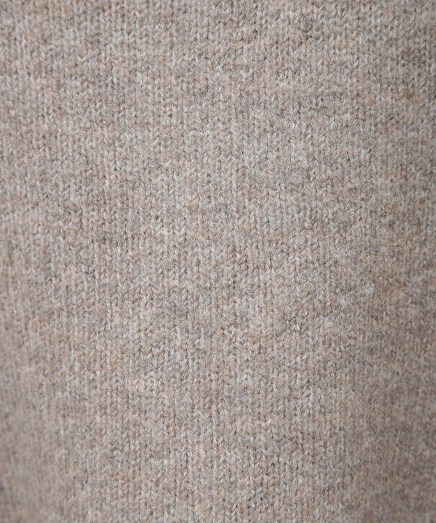 CRAFT STANDARD BOUTIQUE 洗える/ハンドステッチデザインニットプルオーバー Gray Beige