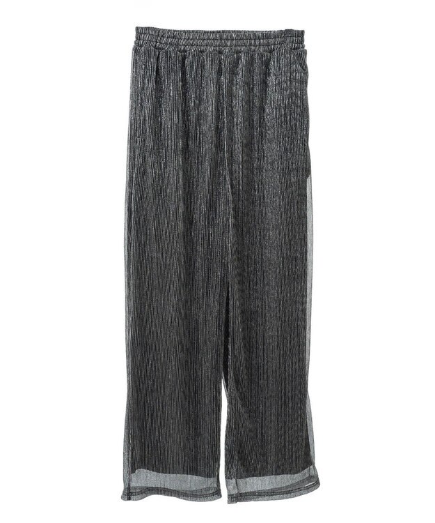 Green Parks ・ＳＵＧＡＲ　ＳＰＯＯＮ　ラメイージーパンツ Black