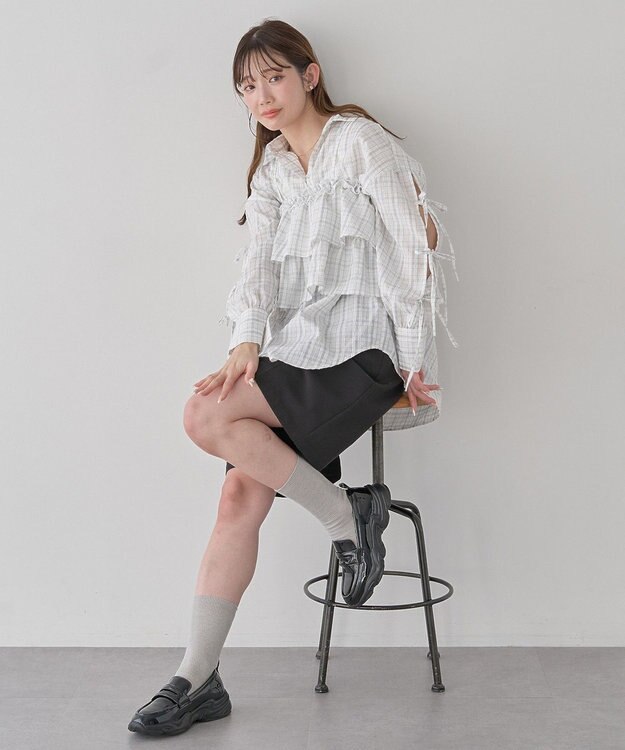 earth music&ecology 【軽量】スニーカーローファー Black