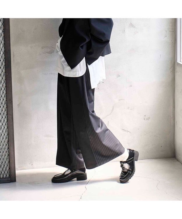 MODE ET JACOMO <D'ICI>Tストラップローファー ブラック