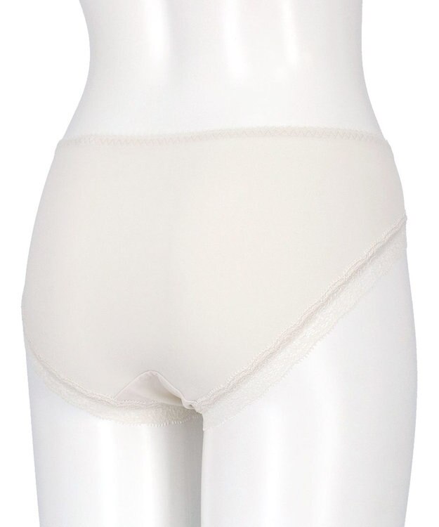 WACOAL ショーツ 【ハグするブラ】 BXB418とペア はきこみ丈あさめ ナイロンベア天竺素材(バック) レディース PXB118 /ワコール アイボリー