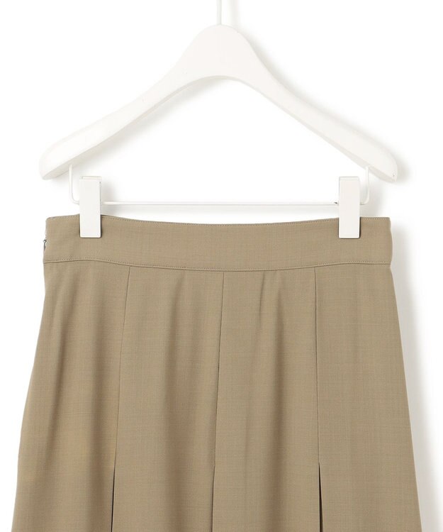 ICB 【洗える】ウール2WAYストレッチ スカート フォーン系