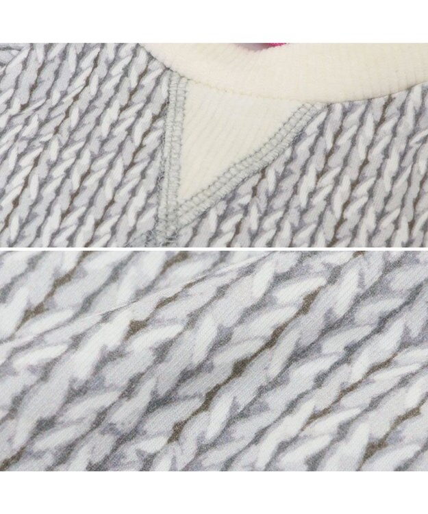 PET PARADISE ペットパラダイス ペティヒート 天竺 Tシャツ 《ニット柄》  中型犬 大型犬 ニット柄