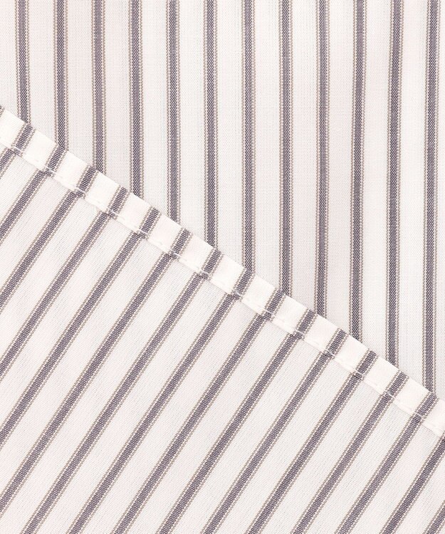 ANY 【UVカット/吸水速乾/抗菌防臭】エニィファンクション ノースリブラウス オフ×ブラウンストライプ