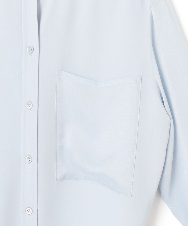 BEIGE， SAMUEL / スタンドカラーブラウス Sax