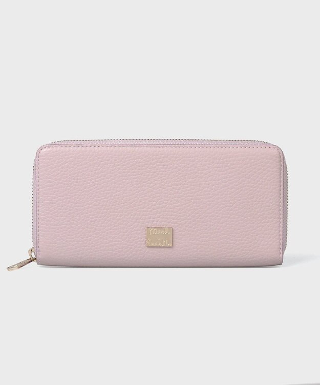 Paul Smith メタルクロップドロゴ 長財布 ライラック