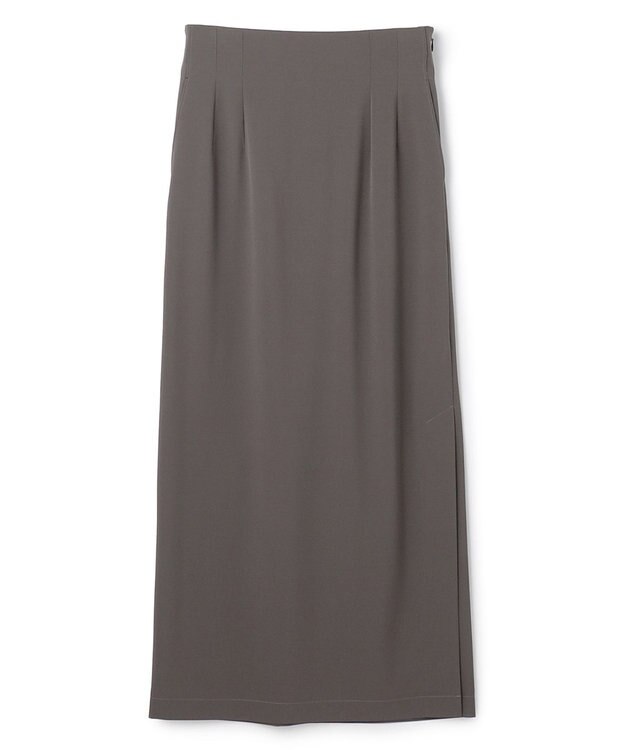 uncrave クールタッチツイル Iラインスカート スレート