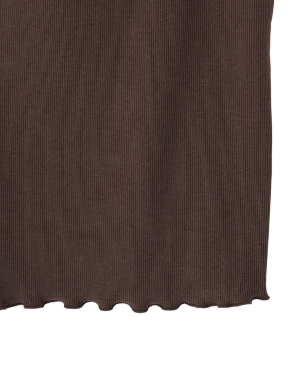 earth music&ecology カップ付レースキャミソール Brown