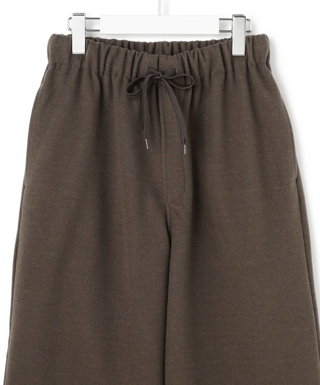 J.PRESS YORK STREET 【WOMEN】ウールライクジャージー ワイドパンツ ブラウン系