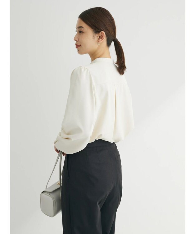 Green Parks ＢＰ　ケア楽　ポイント釦ブラウス Beige