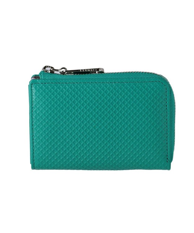 tsumori chisato CARRY クロスエンボス マルチケース ミニ財布 グリーン
