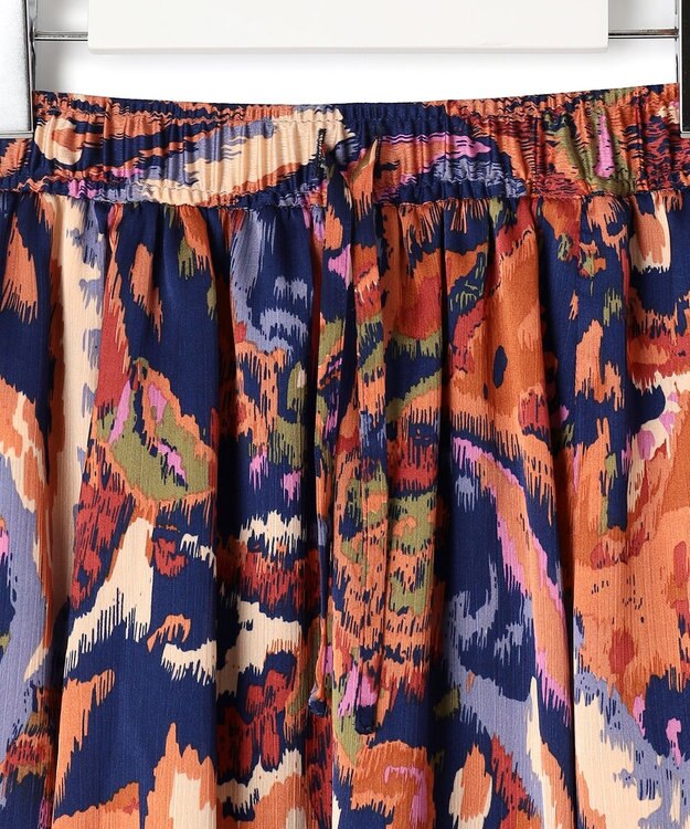 J.PRESS YORK STREET 【WOMEN】プリントフレア スカート ネイビー系5