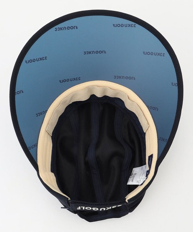 23区GOLF 【WOMEN】毎シーズン完売の人気アイテム【吸水速乾/UVケア】2WAY UVセルバイザー ネイビー系