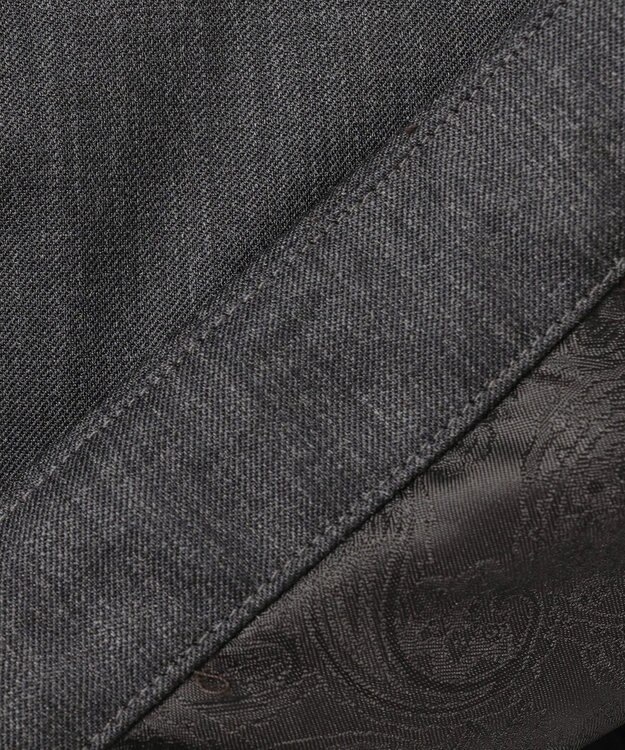 JOSEPH ABBOUD 【フード取り外し可】ライトメリノダウン ブルゾン グレー系