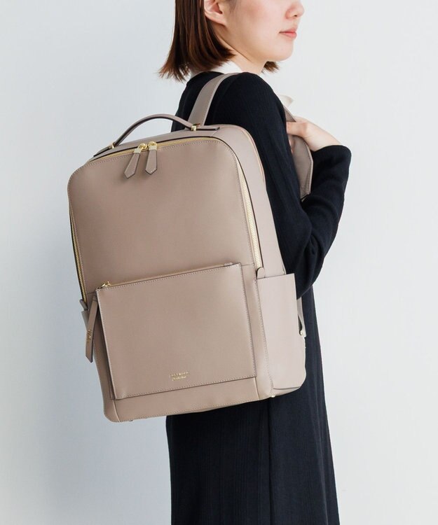 ACE BAGS & LUGGAGE Jewelna Rose ウェールズ リュック B4サイズ 15.6インチ収納 本革 11975 ジュエルナローズ グレージュ
