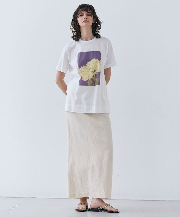 BEIGE， 【洗える・クロワッサン 掲載】PENTAS / オリジナルフォトプリントＴシャツ Annabelle