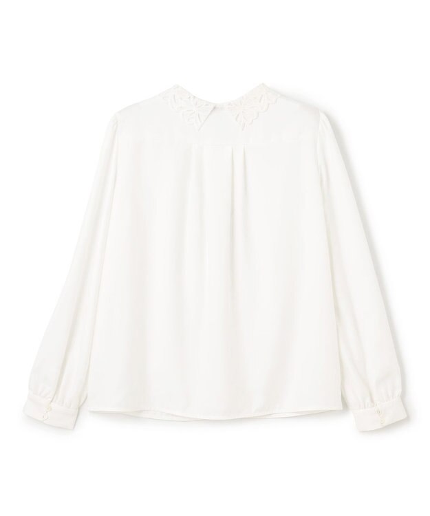 TOCCA 【消臭】TIMELESS CLASSIC 襟レースブラウス アイボリー系