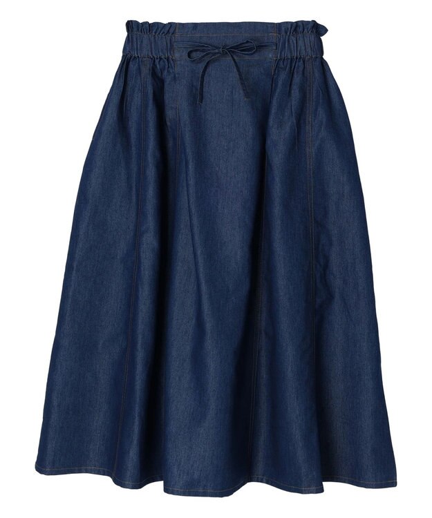 Green Parks Ｉ　デニムハギロングスカート Dark Indigo