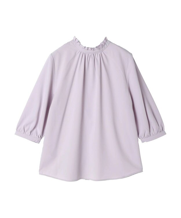 earth music&ecology ２ｗａｙフリル７分袖ブラウス Light Pink