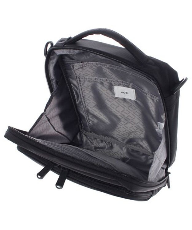 ACE BAGS & LUGGAGE ace. エース フレックスライト フィット 街歩きに。B5ノート、文庫本が入る、タテ型軽量ショルダーバッグ 54553 ブラック