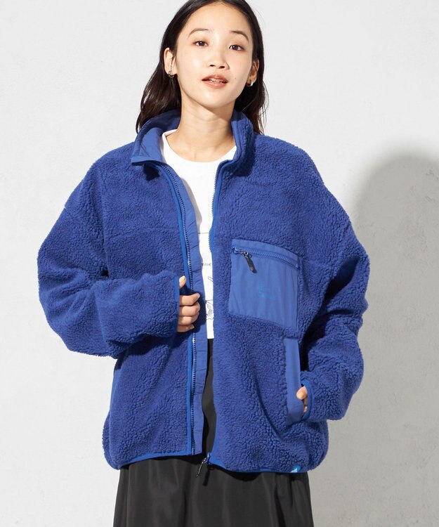 SHARE PARK LADIES 【UNISEX】ボアフリースジャケット（S・Mサイズ） ブルー