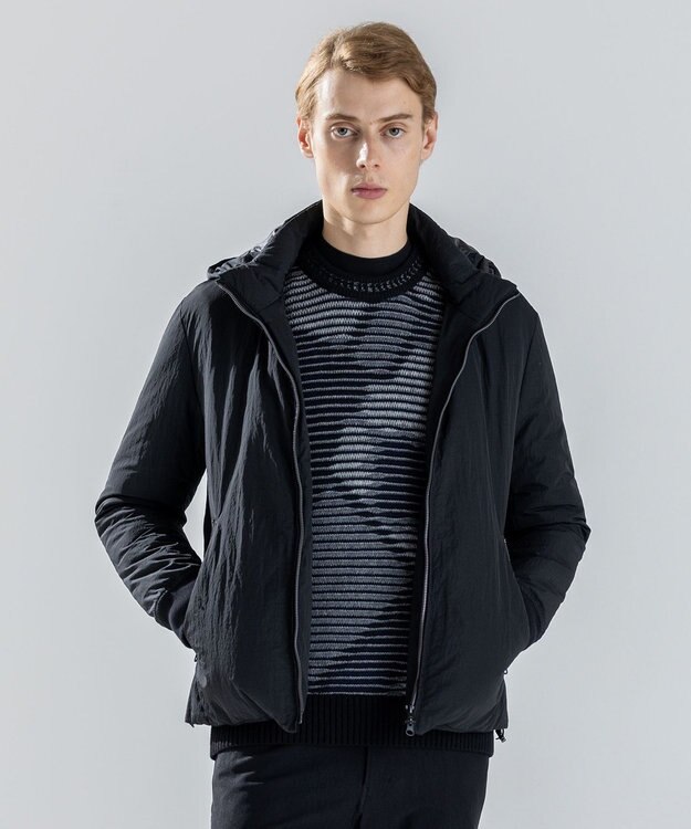 JOSEPH HOMME 【新素材】スリークエアーナイロン　ADSダウンブルゾン ブラック系