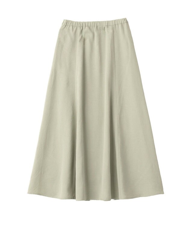 earth music&ecology サテンフレアスカート Mint
