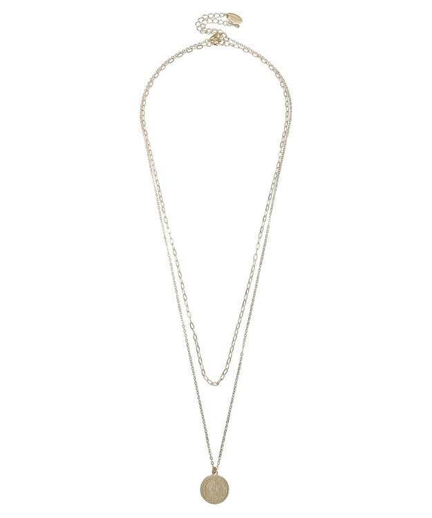 AMERICAN HOLIC コイン２ＳＥＴネックレス Silver