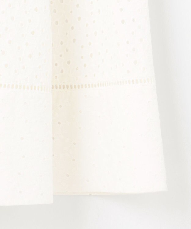 組曲 エンブロイダリーレース スカート アイボリー系