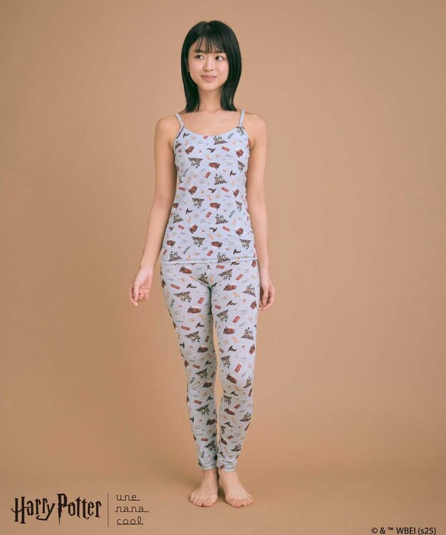 une nana cool 【ハリー・ポッターコラボ】 Harry Potter * une nana cool カップ付きキャミソール グレー
