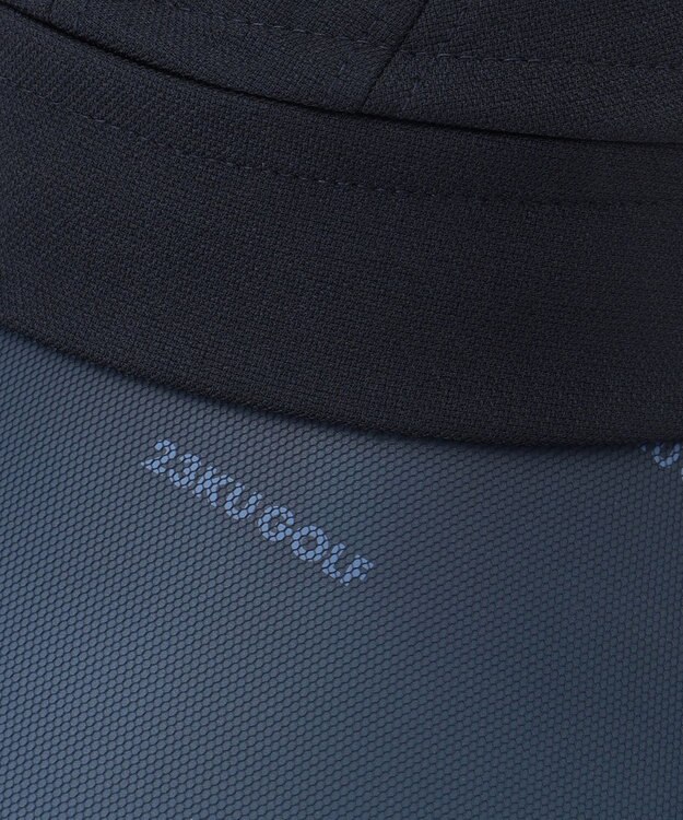 23区GOLF 【WOMEN】毎シーズン完売の人気アイテム【吸水速乾/UVケア】2WAY UVセルバイザー ネイビー系