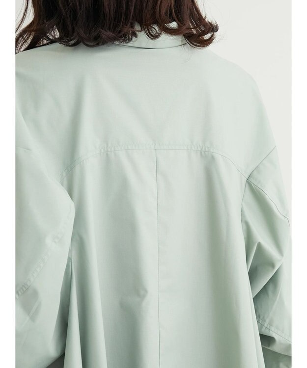 Green Parks ・ｆｕｒｒｙ　ｒａｔｅ　変形キリカエシャツチュニック Gray