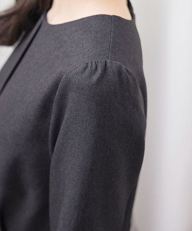 Tiaclasse 【洗える】チェックドッキングワンピース チャコールグレー