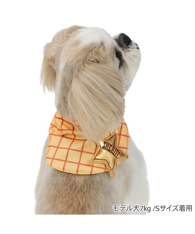 PET PARADISE ディズニー トイ・ストーリー ウッディ クール バンダナ 小型犬 ブラウン