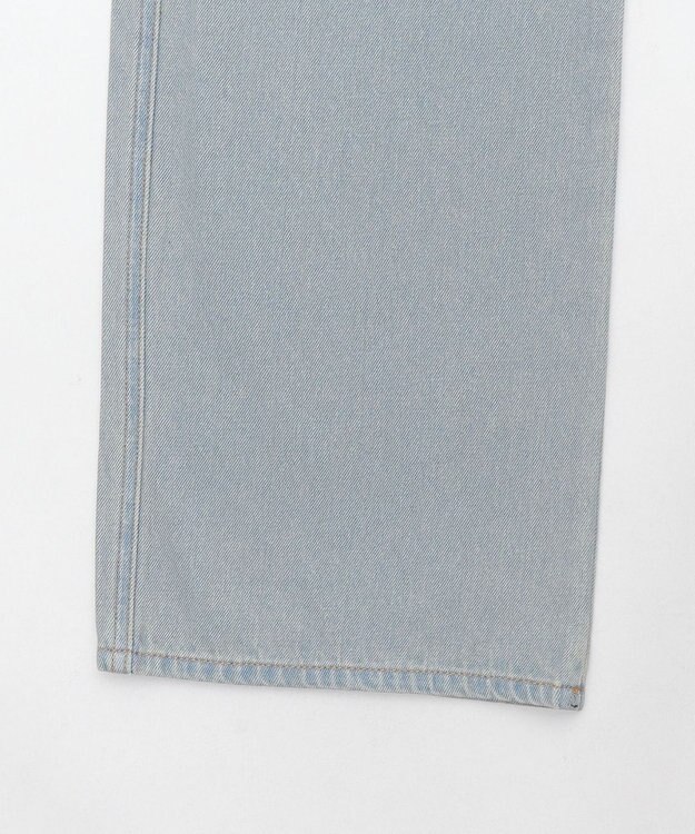 WEGO ハートポケットストレートデニムパンツ デニム淡加工色